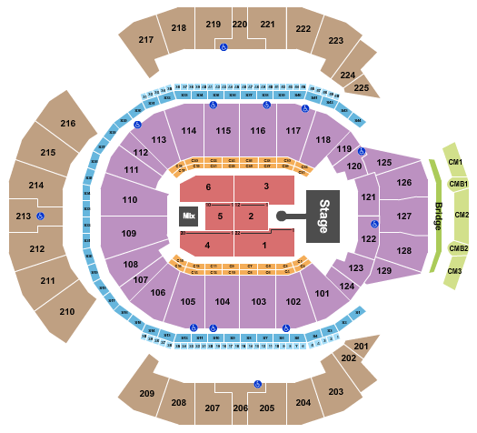 Chase Center Kali Uchis Seating Chart