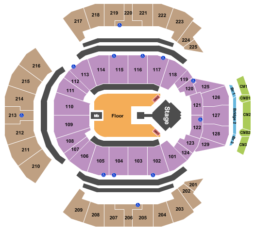 Chase Center Keshi Seating Chart