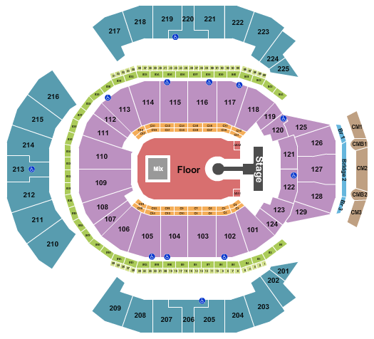 Chase Center Kygo Seating Chart