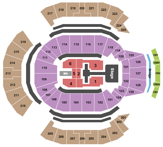 Chase Center Lionel Richie Seating Chart