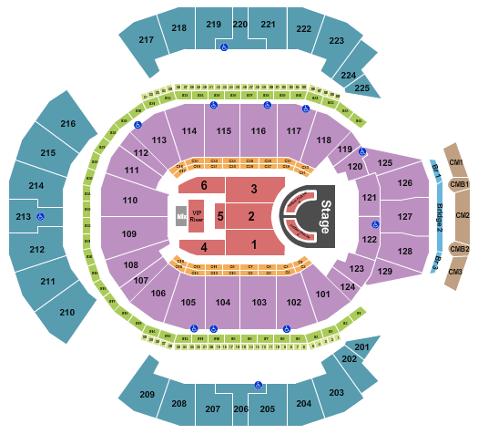 Chase Center Megan Thee Stallion Seating Chart