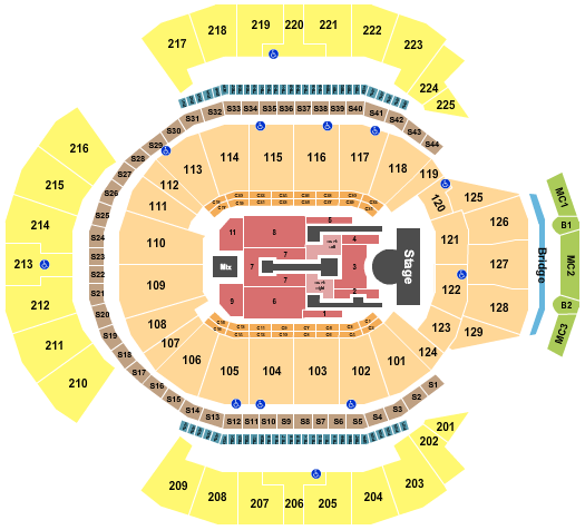 Chase Center Madonna Seating Chart