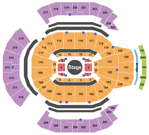 Chase Center Metallica Seating Chart