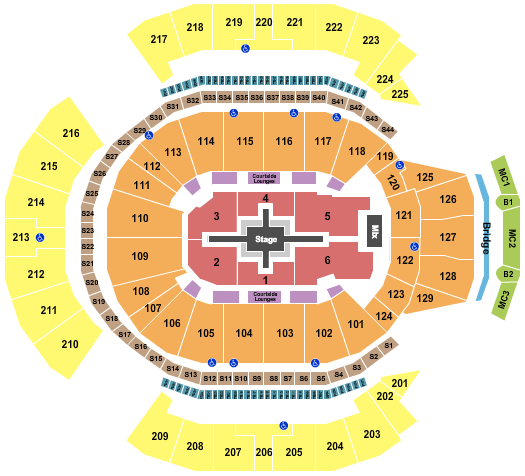 Chase Center Roger Waters Seating Chart
