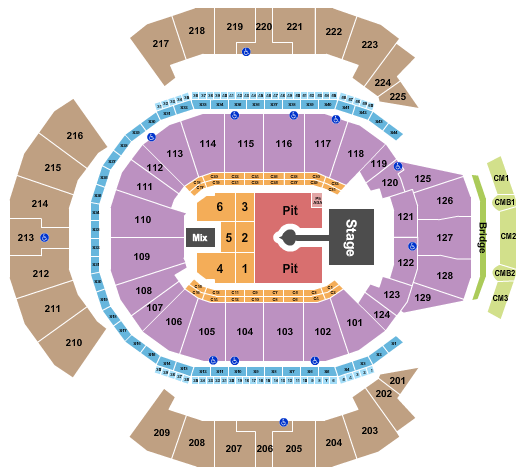 Chase Center Sabrina Carpenter Seating Chart