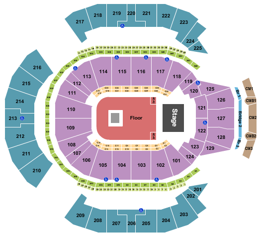 Chase Center Suicideboys 2024 Seating Chart
