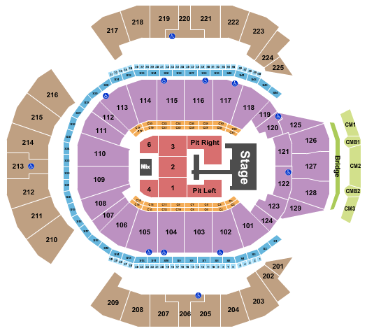 Chase Center Seating Chart
