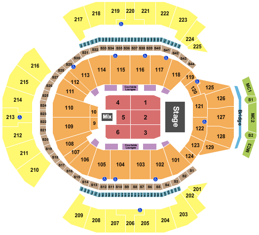 Chase Center The Black Keys Seating Chart