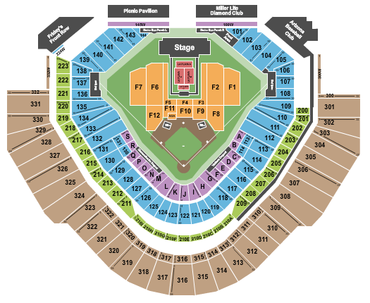 Chase Field Bad Bunny Seating Chart