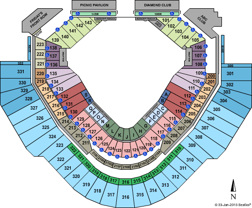 Chase Field Monster Jam Seating Chart