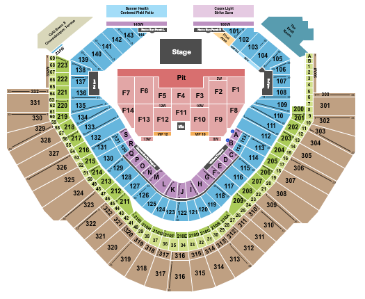 Chase Field November Nights Seating Chart