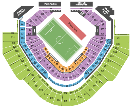 Chase Field Soccer Seating Chart