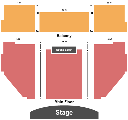 Chatham Capitol Theatre End Stage Seating Chart