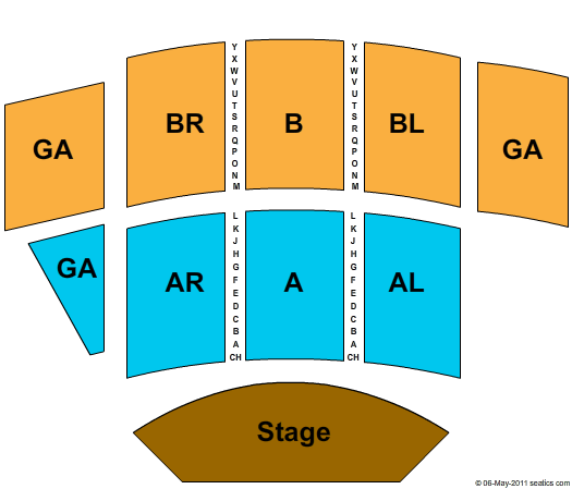 Fraze Pavilion Seating Chart