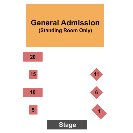 Cheatham Street Warehouse Seating Chart