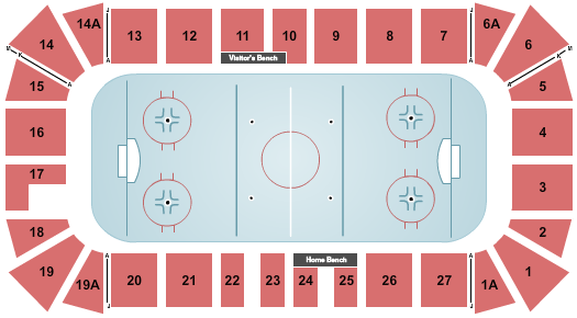 Cheel Arena Hockey Seating Chart