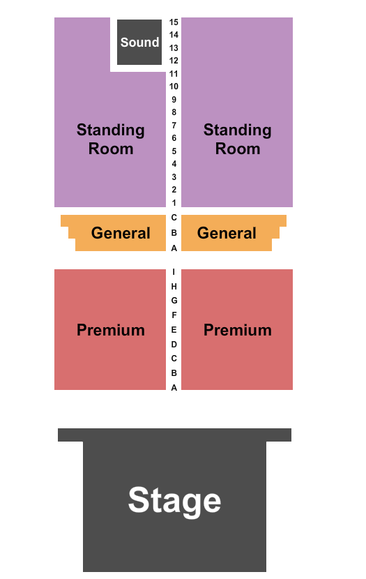 Cher-Ae Heights Casino Endstage GA Seating Chart
