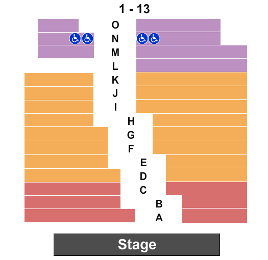 Cherry Lane Seating Chart