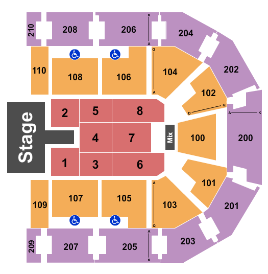 Chesapeake Employers' Insurance Arena Union Church Seating Chart