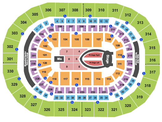 Paycom Center Ariana Grande Seating Chart