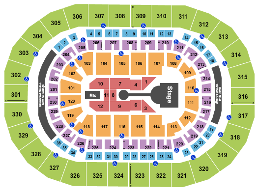 Paycom Center Casting Crowns Seating Chart