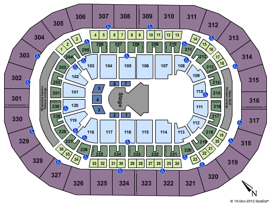 Paycom Center Cirque Dralion Seating Chart