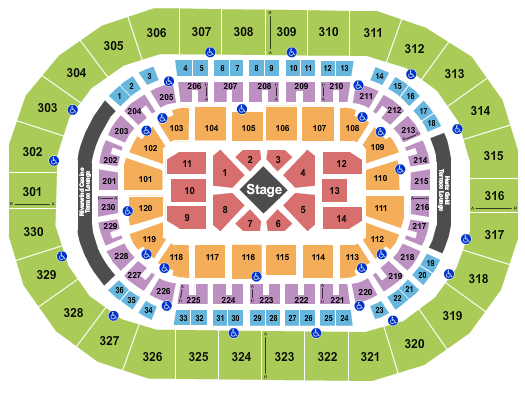 Paycom Center Kevin Hart Seating Chart