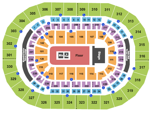 Paycom Center Twenty One Pilots Seating Chart