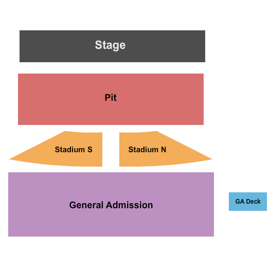 Chesterfield Amphitheater Endstage GA Pit 2 Seating Chart