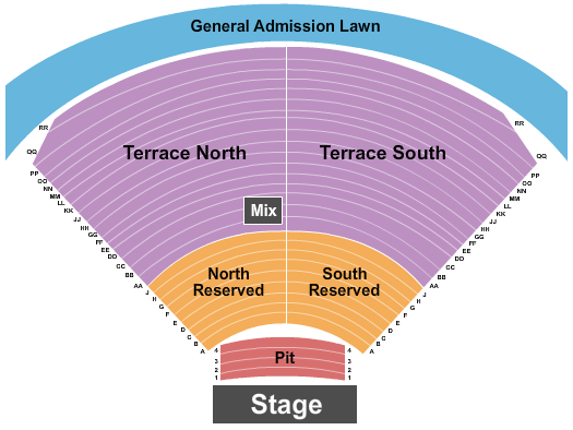 Chesterfield Amphitheater Seating Chart