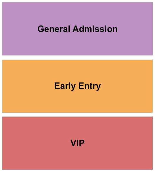 Chestnut Assembly of God VIP/Early Entry/GA Seating Chart