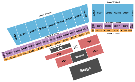Cheyenne Frontier Days Concert 4 Seating Chart