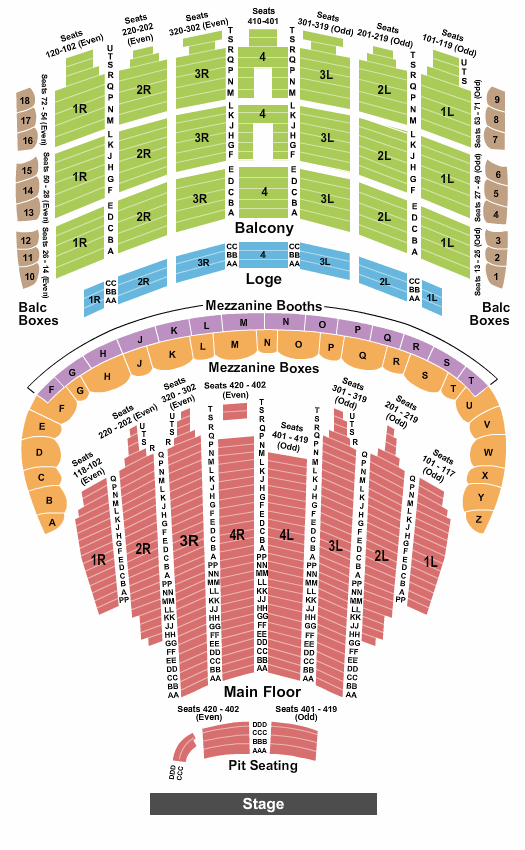 Franklin Theater Tn Seating Chart