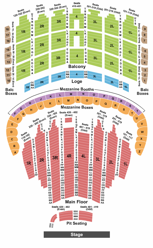 Matt Rife The Chicago Theatre Seating Chart