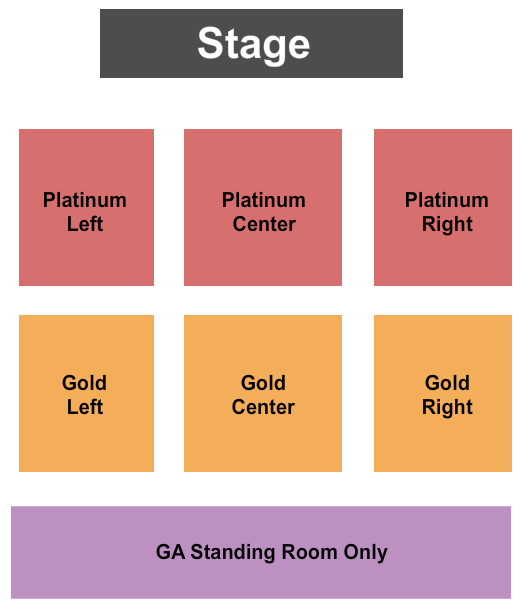 The Chiefs Event Center at Shoshone-Bannock Casino Endstage Seating Chart