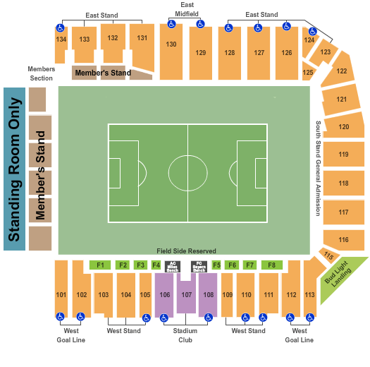 Children's Mercy Park Soccer 2 Seating Chart