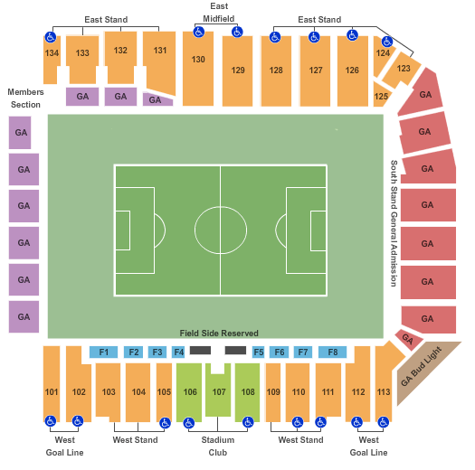 Children's Mercy Park Soccer Seating Chart