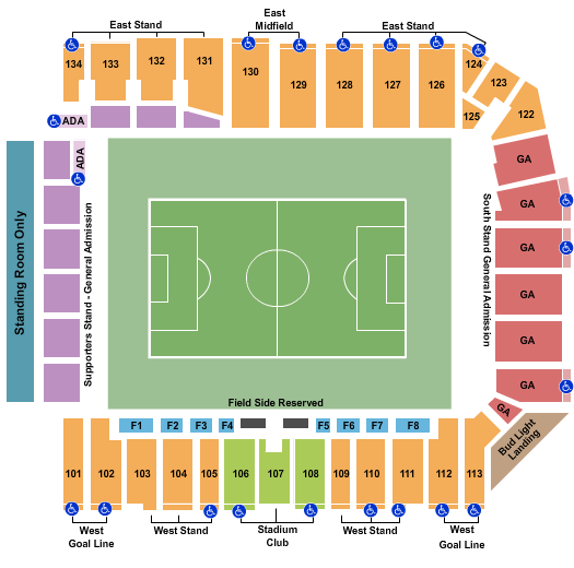 Children's Mercy Park Soccer Seating Chart