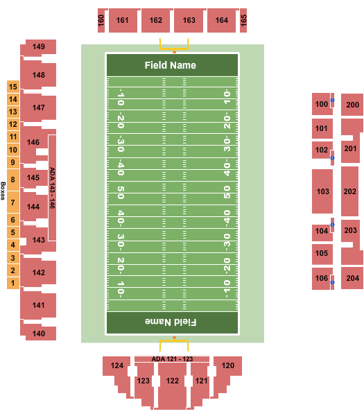 Reeves Athletic Complex Seating Chart