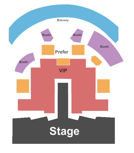 Chippendales Theatre at Rio Las Vegas Endstage Seating Chart
