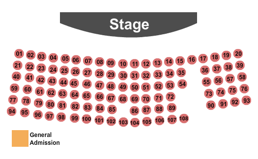Chispas Discotheque End Stage Seating Chart