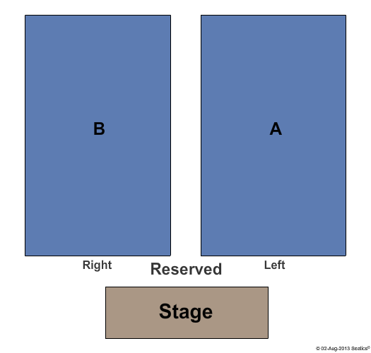Choctaw Casino & Resort - Durant Center Stage Seating Chart