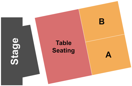 Choctaw Casino Hotel - Pocola CenterStage Tables & GA Seating Chart