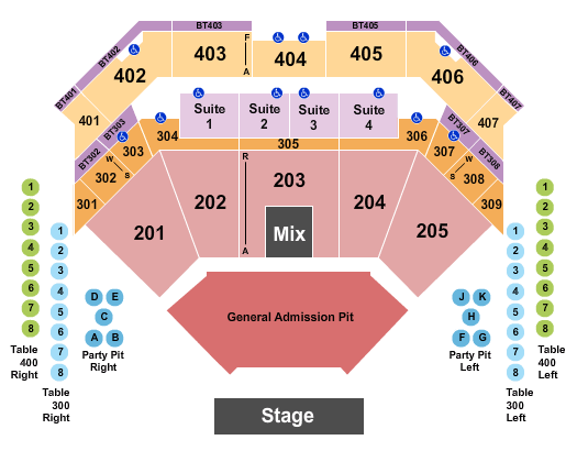 Choctaw Casino & Resort - Durant Jason Aldean Seating Chart