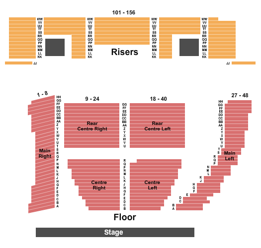Christcity Church Seating Chart