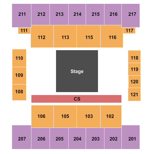 Christl Arena Wrestling Seating Chart