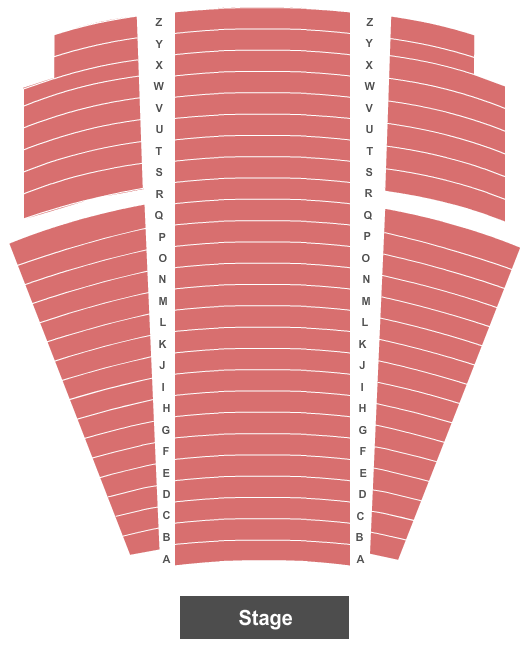 Chrysler Theatre End Stage Seating Chart