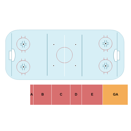 Chuck Homan Ice Rink At Avis Alaska Sports Complex Hockey Seating Chart
