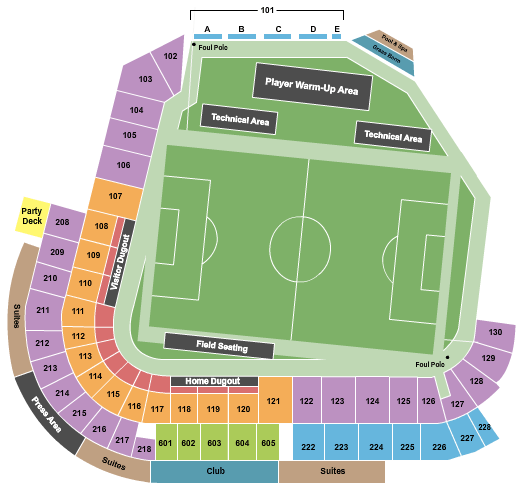 Chukchansi Park Soccer 2 Seating Chart