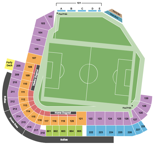 Chukchansi Park Soccer Seating Chart
